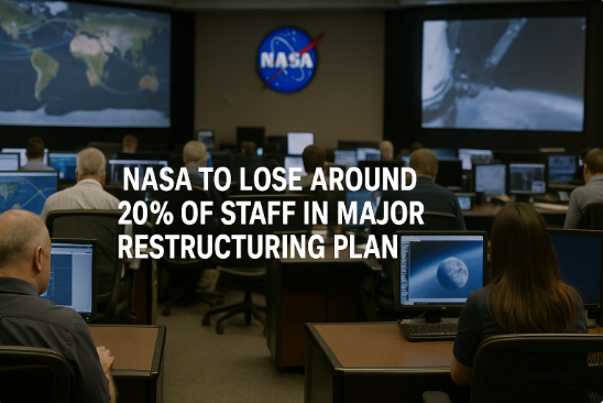NASA to Lose Around 20% of Staff in Major Restructuring Plan